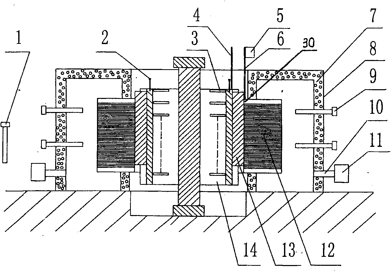 Intelligent compound control system for thermal keying installation for magnetic yoke of rotor of large hydrogenerator