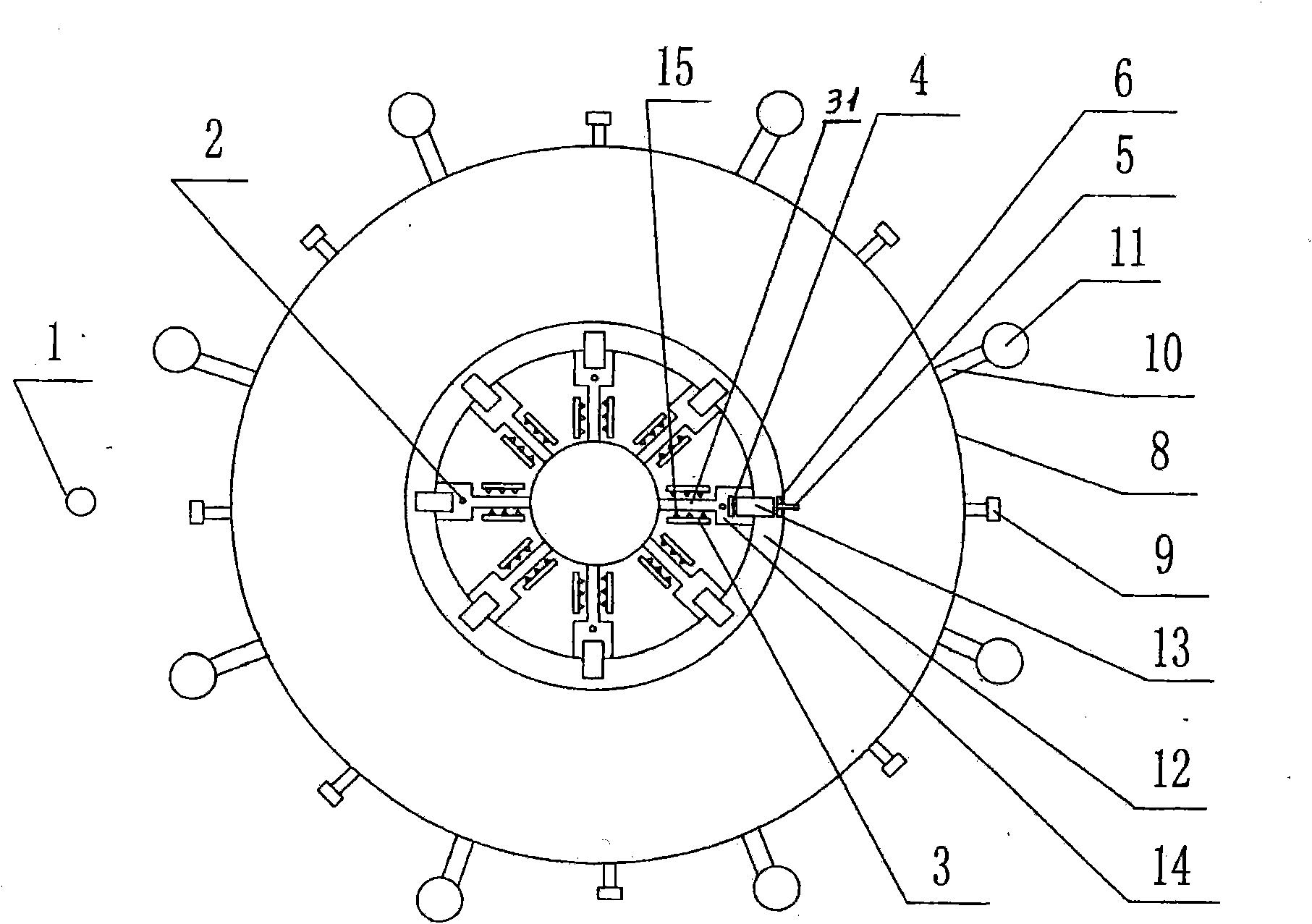 Intelligent compound control system for thermal keying installation for magnetic yoke of rotor of large hydrogenerator