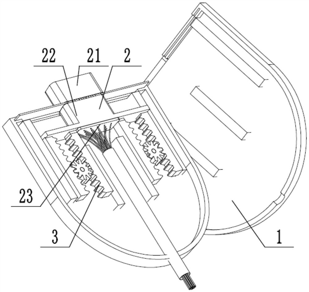 Anti-bending needle mechanism of vga line connector