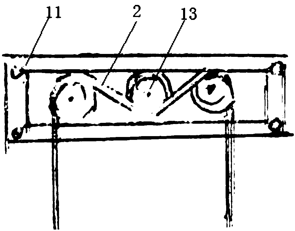 Aqueduct two-way steel wire rope and motor pulling ferry mechanism