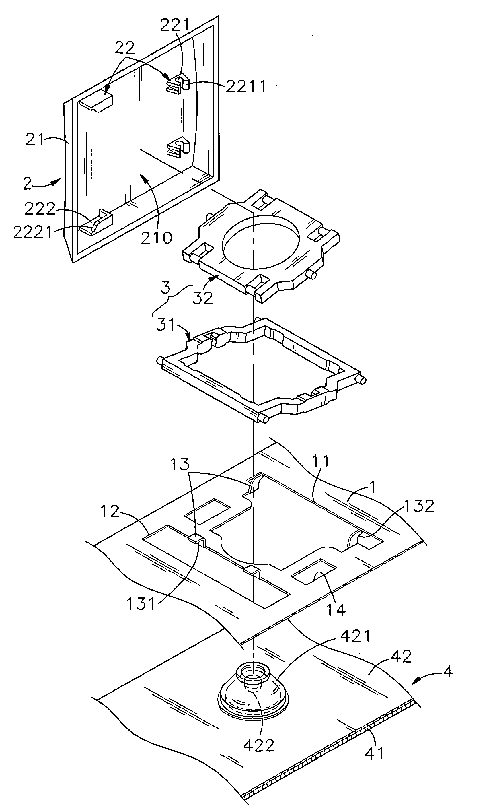 Linking mechanism for key switch assembly
