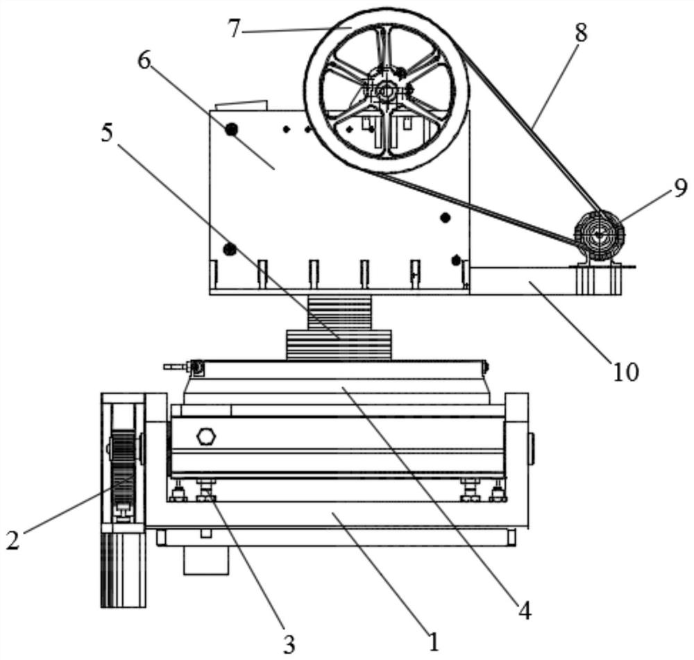 Novel grinding device for dry-process cement production