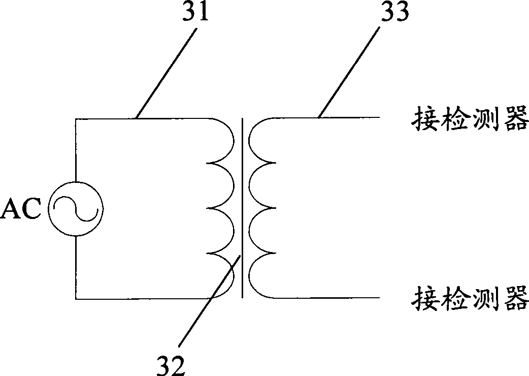 Shield excitation quantitative determination probe and method thereof