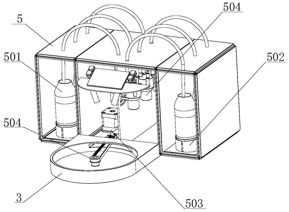 Intelligent milk taking cabinet