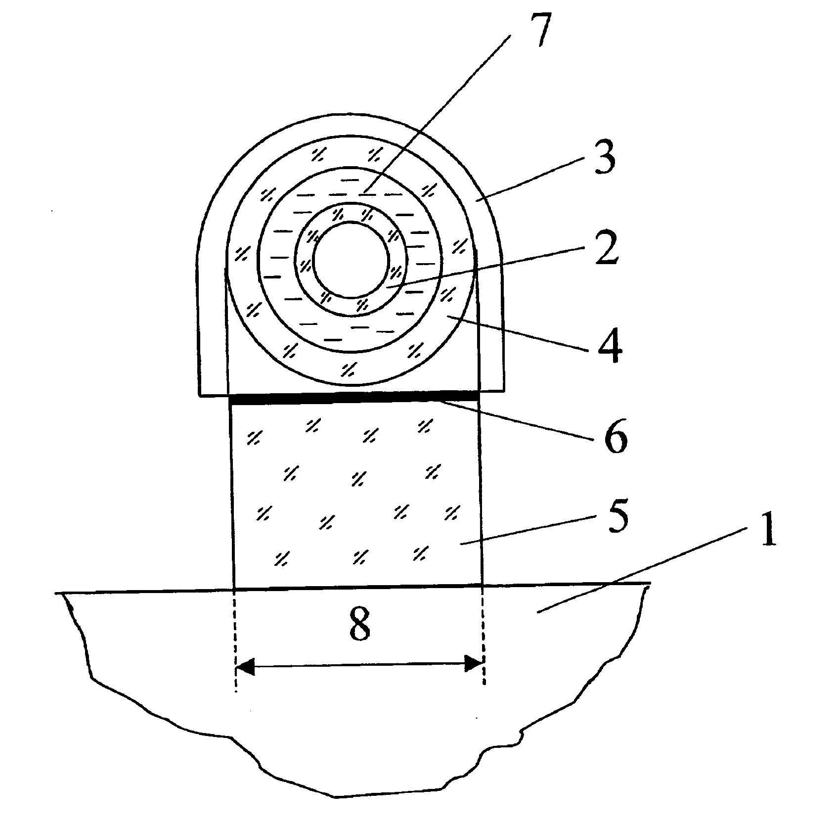 Apparatus and method for treatment using a patterned mask