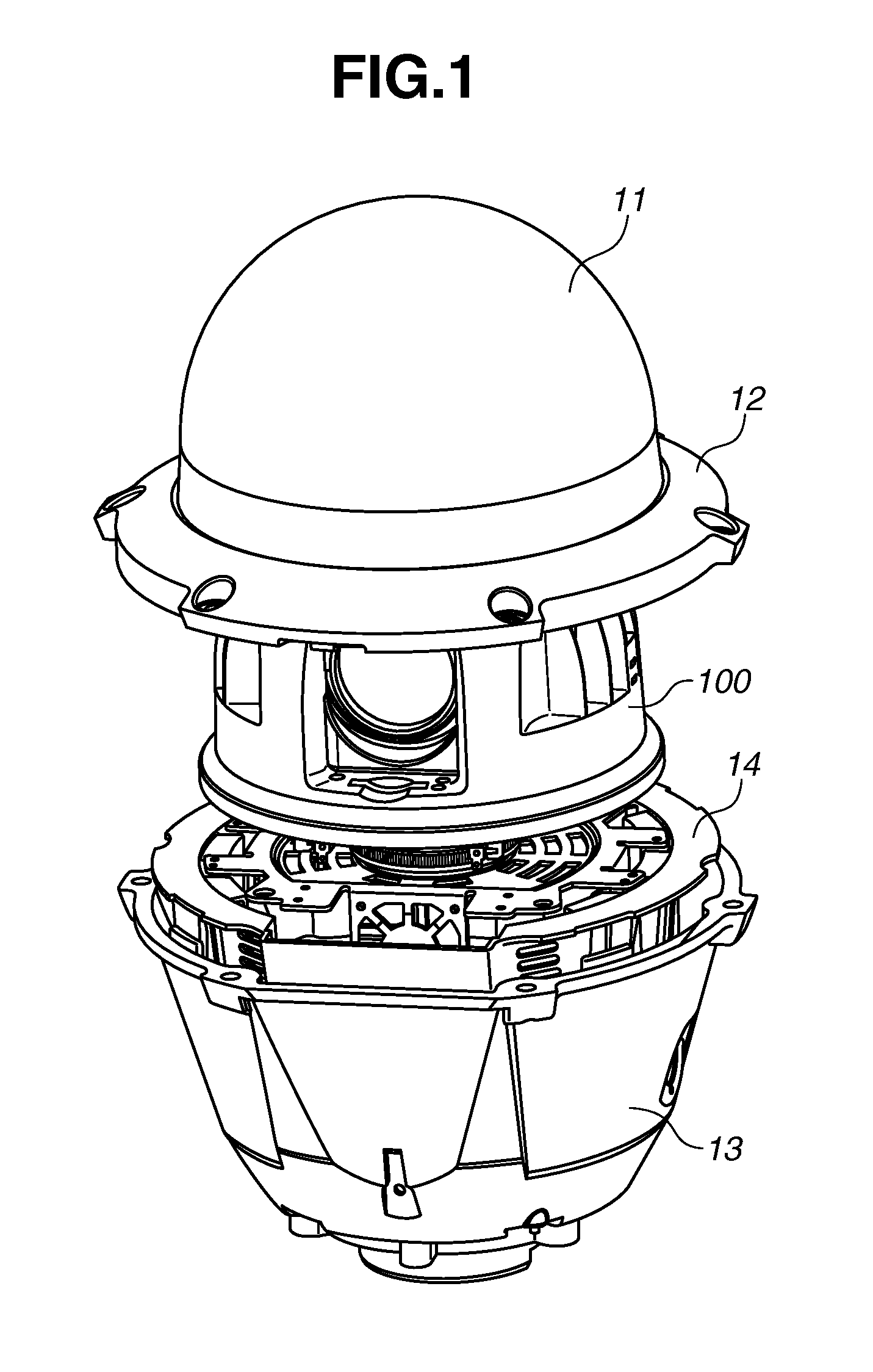 Image pickup apparatus with shock resistance