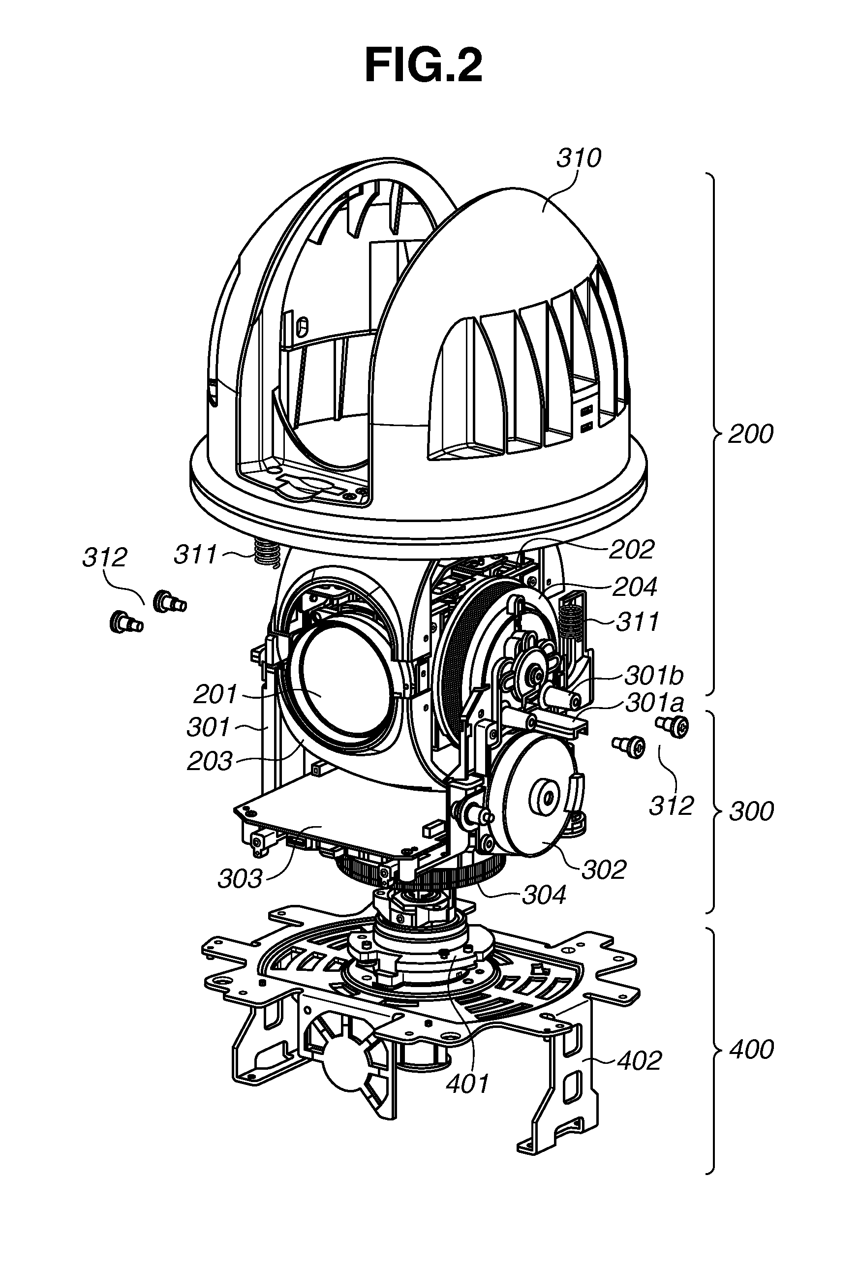 Image pickup apparatus with shock resistance