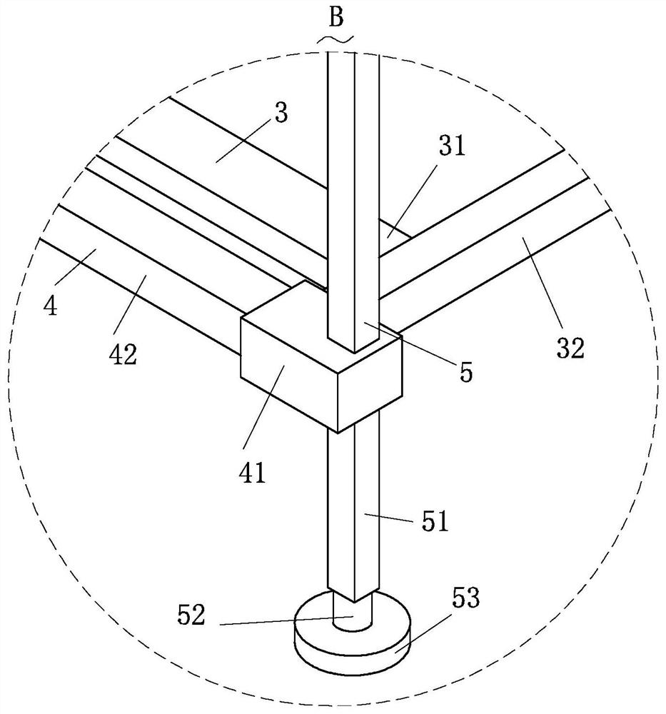 Garage with high wind resistance and pressure resistance for building site