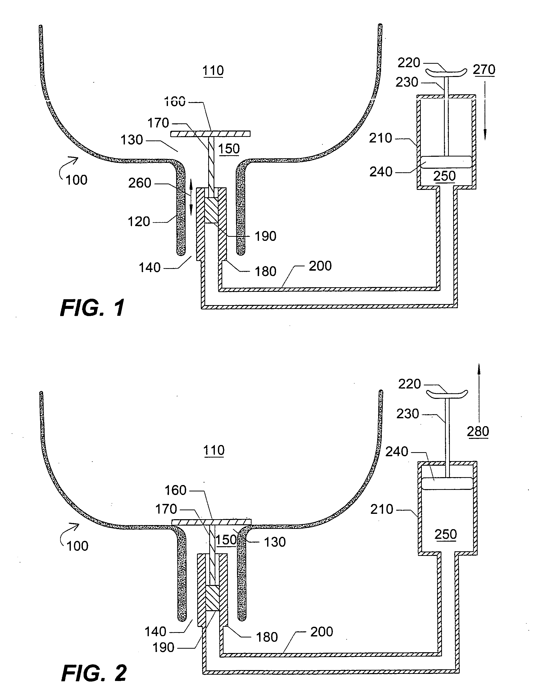 Pneumatically actuated drain stopper system and apparatus