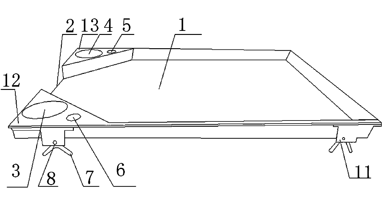 Leaf selecting platform and clean selecting method for selecting leaves by means of same