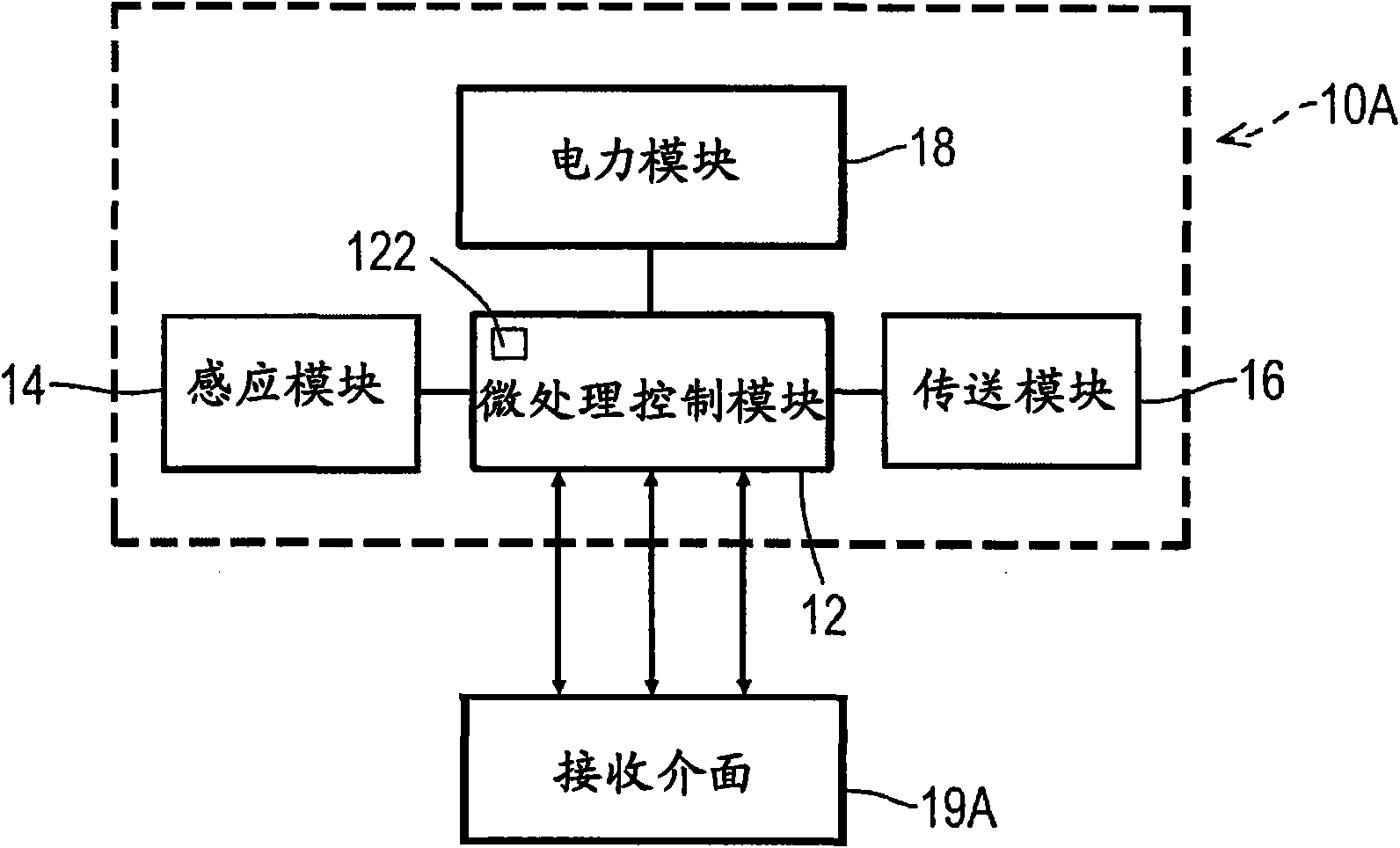 Tire pressure detection device with writable number and inputting method thereof
