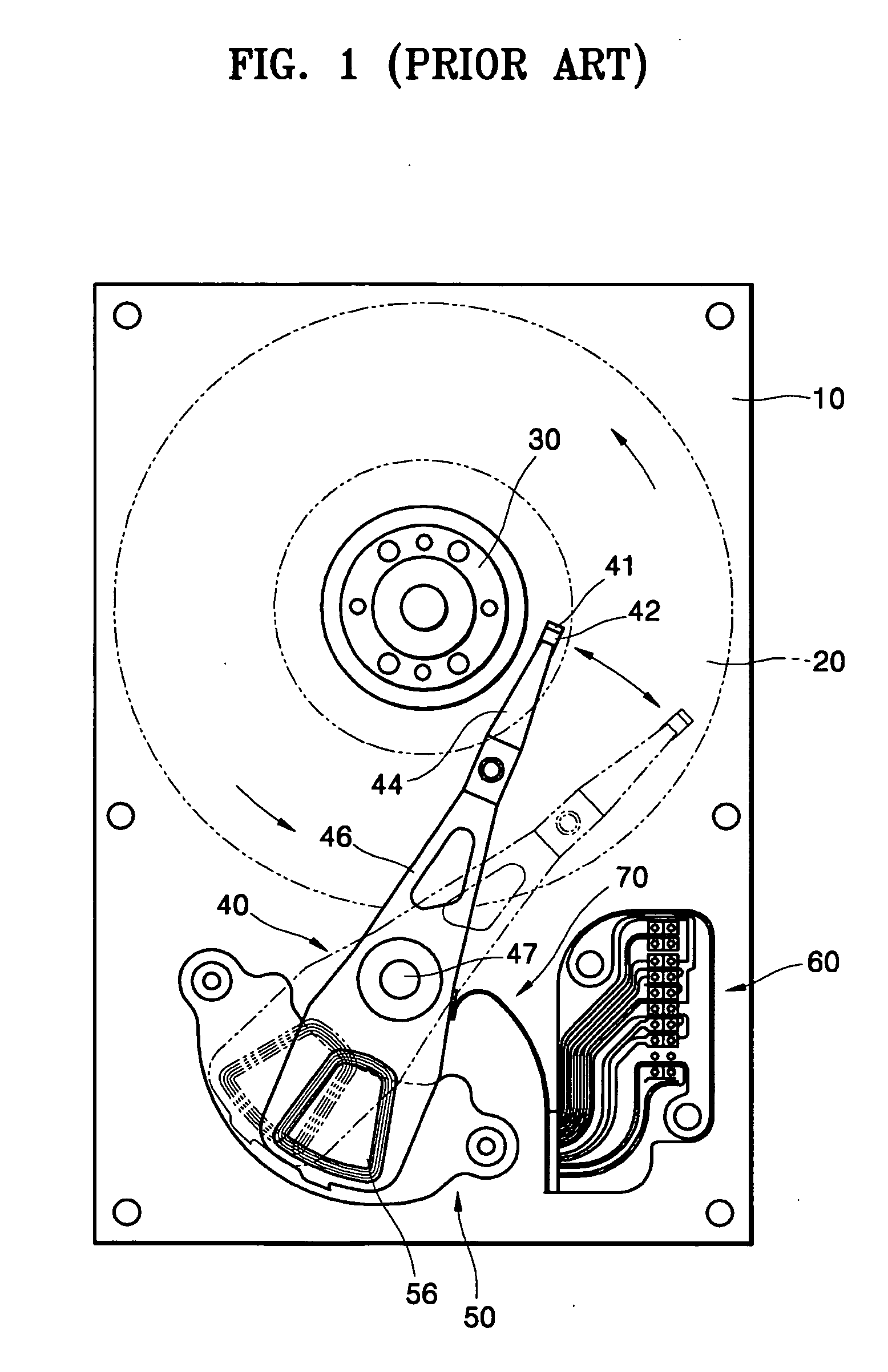 Structure and method for reducing impedance-discontinuity in flexible printed circuit of hard disk drive