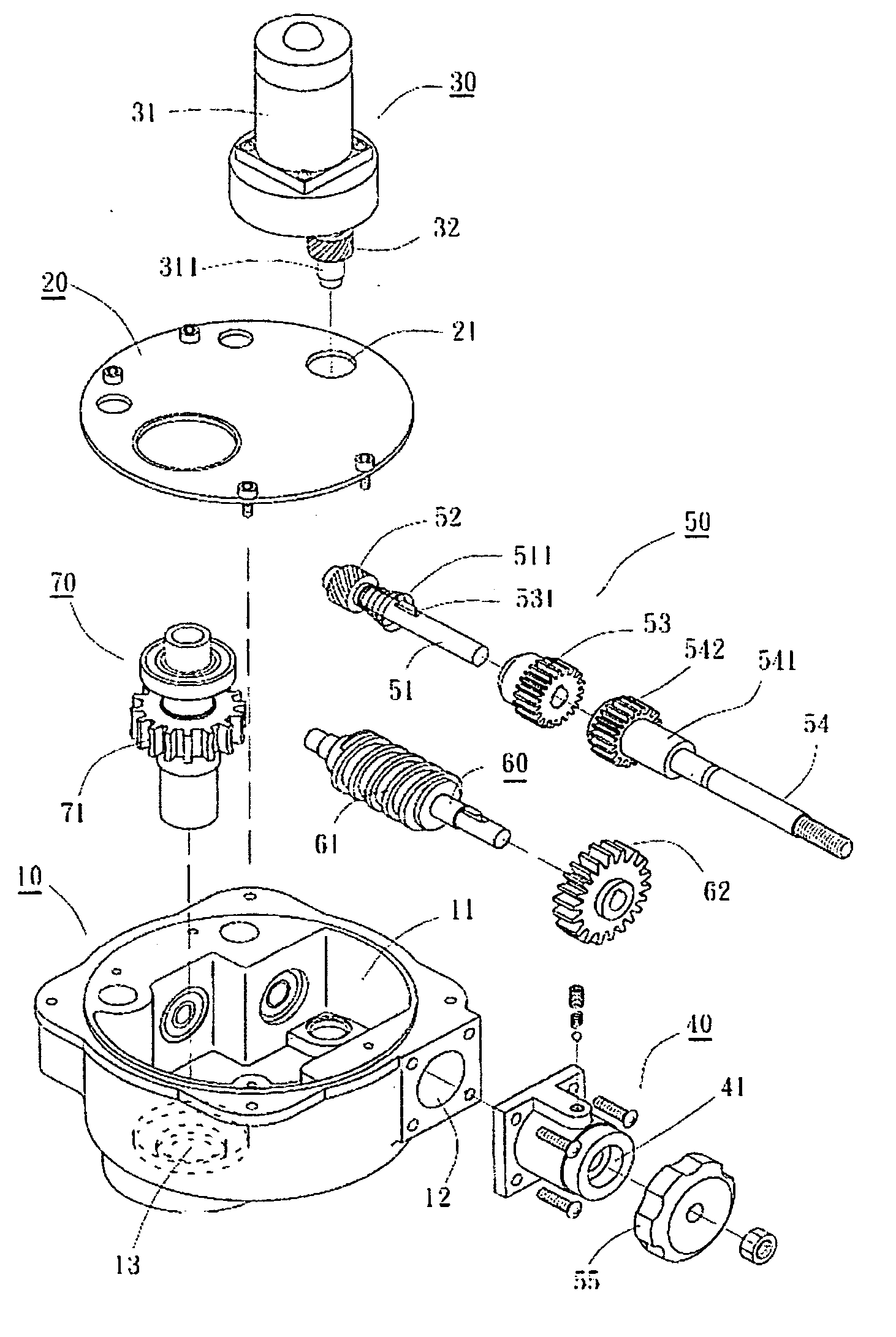 Electric driving device for a valve