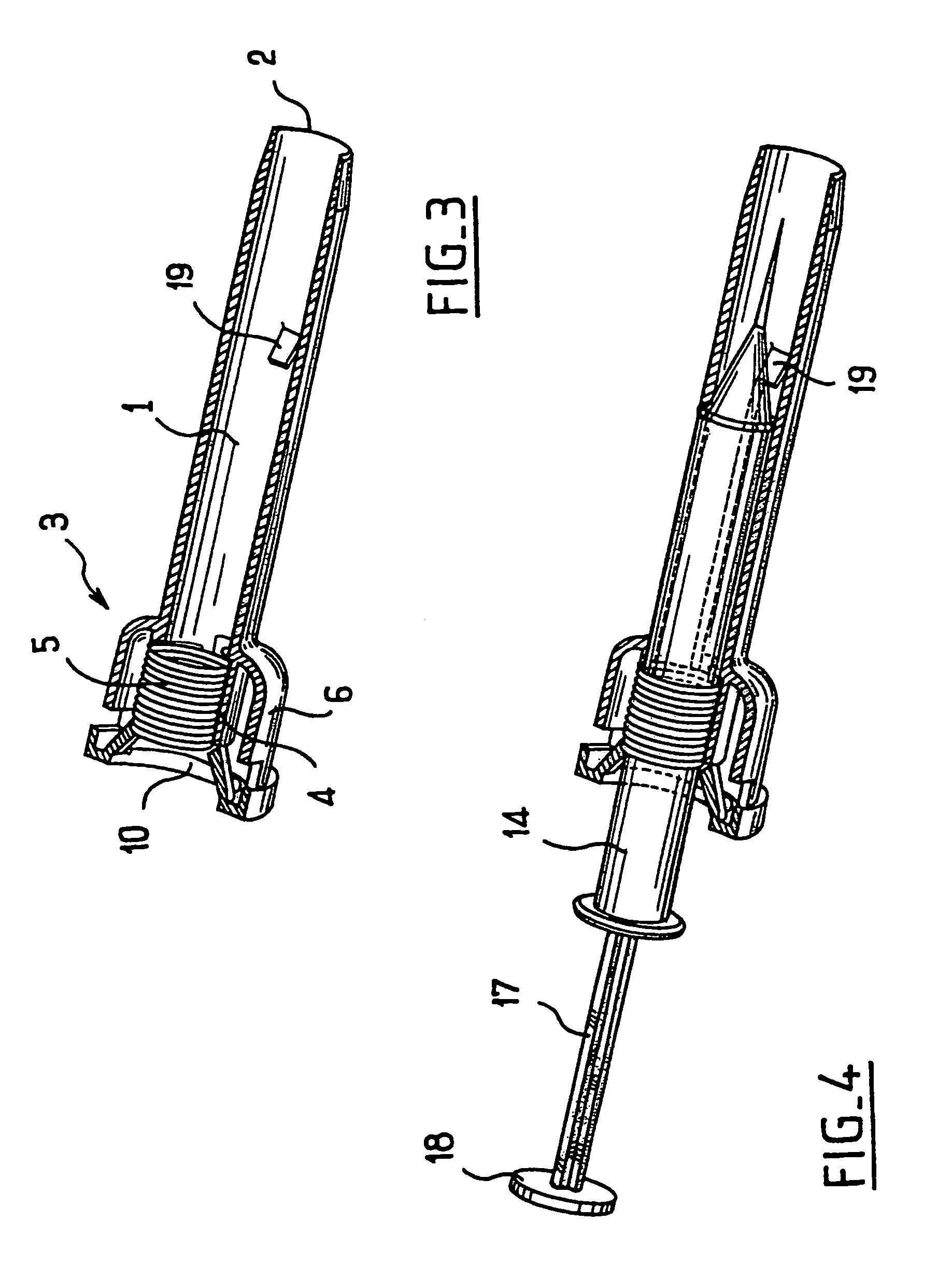 Safety device for an injection syringe