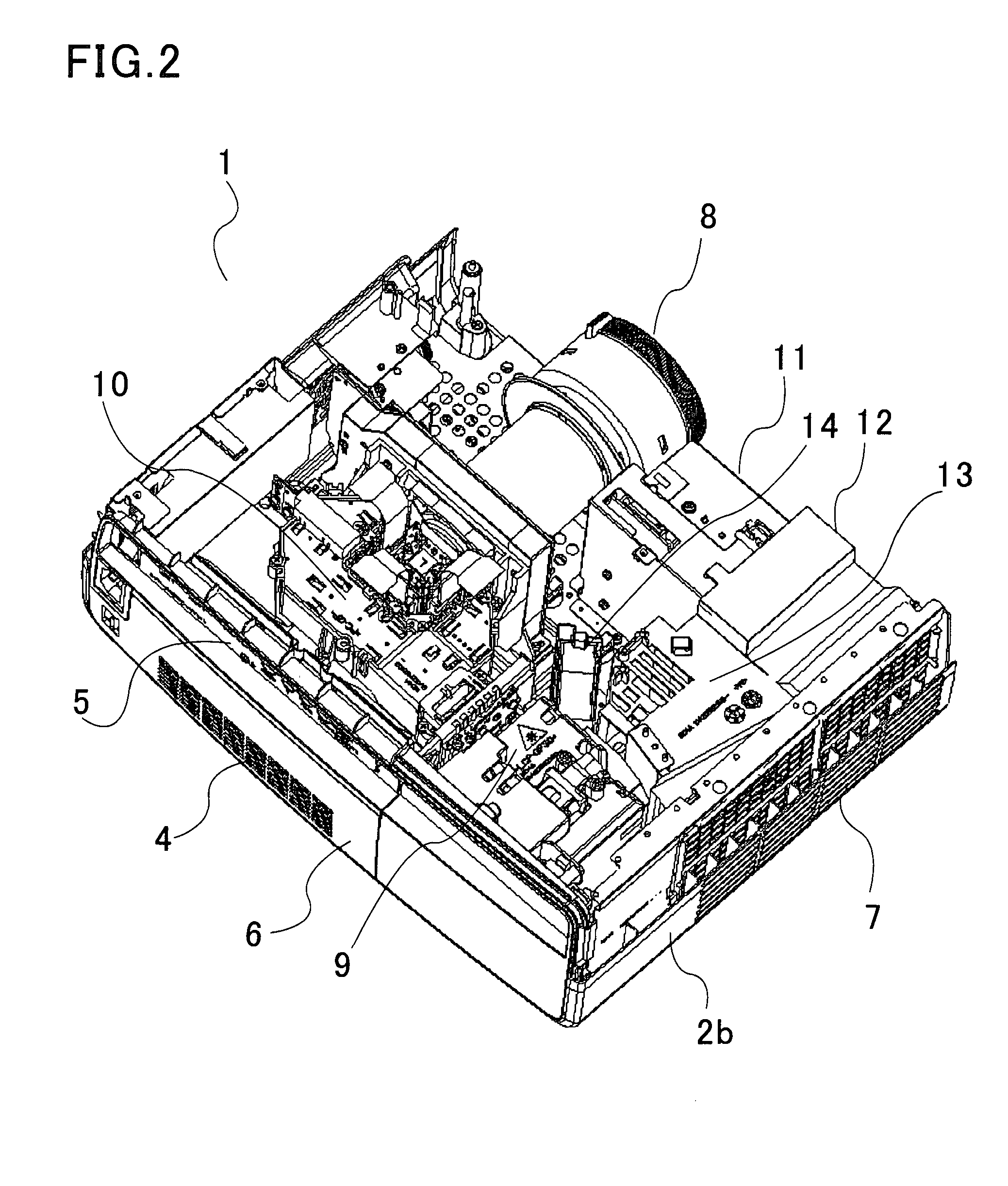Projection type video display apparatus