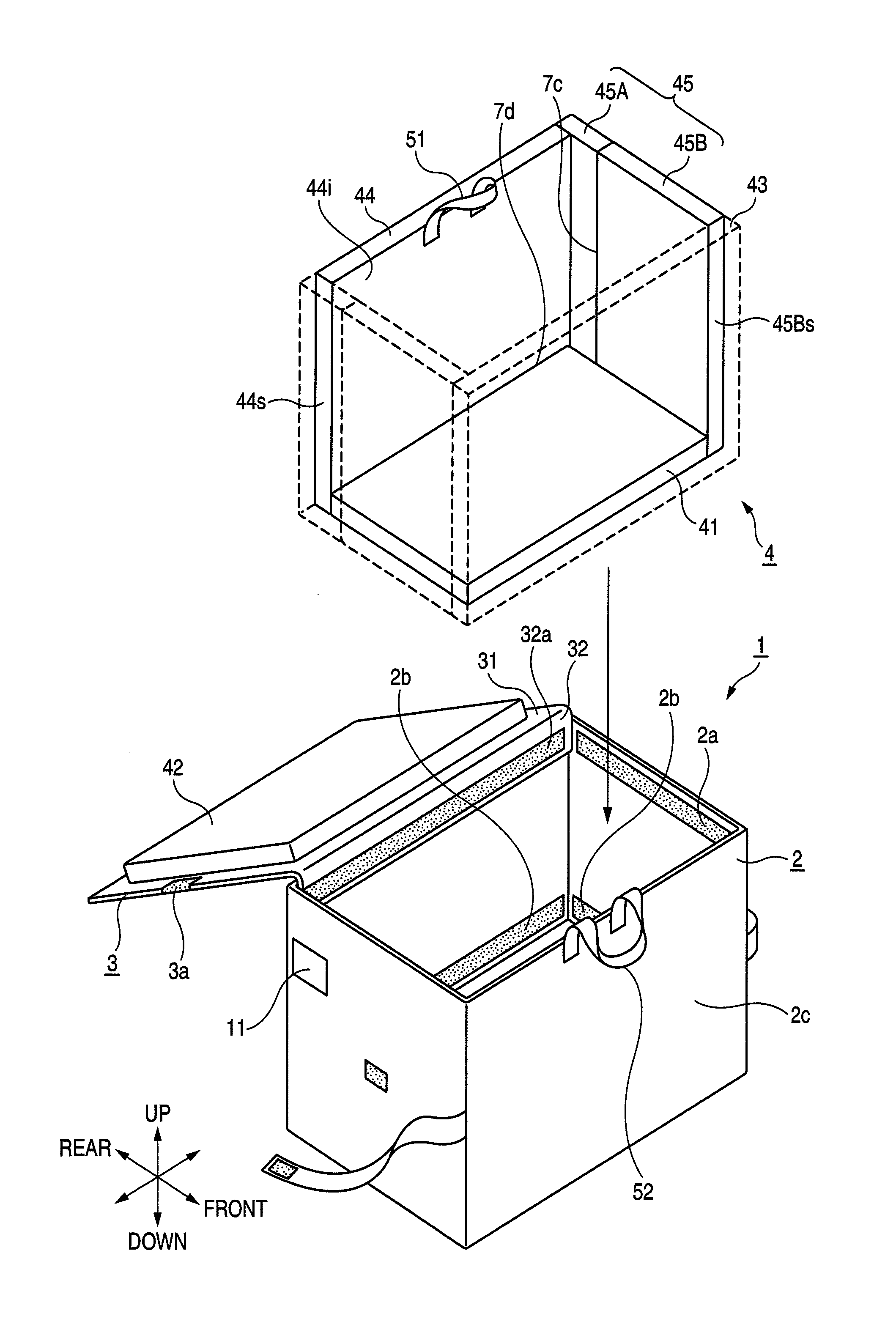 Cold box and delivery method using the same