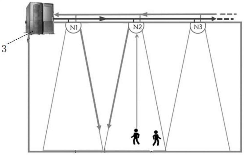 A two-way communication system, networking method, computer equipment and storage medium