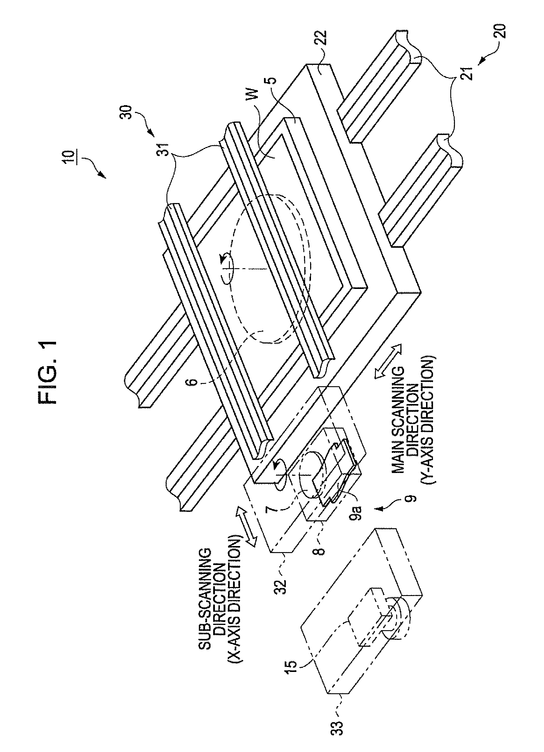 Method for ejecting liquid material, method for manufacturing organic electroluminescense device, and method for manufacturing color filter