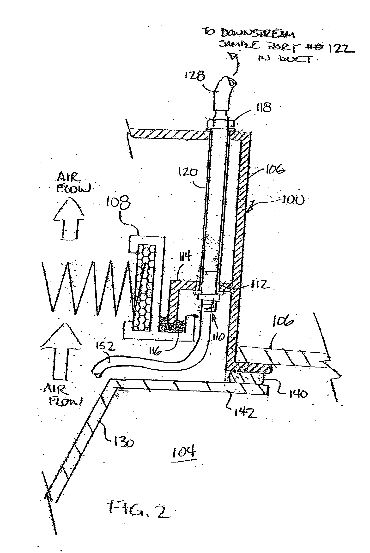 Exhaust Filter Module, and a Method and Apparatus for Efficiency Testing the Same