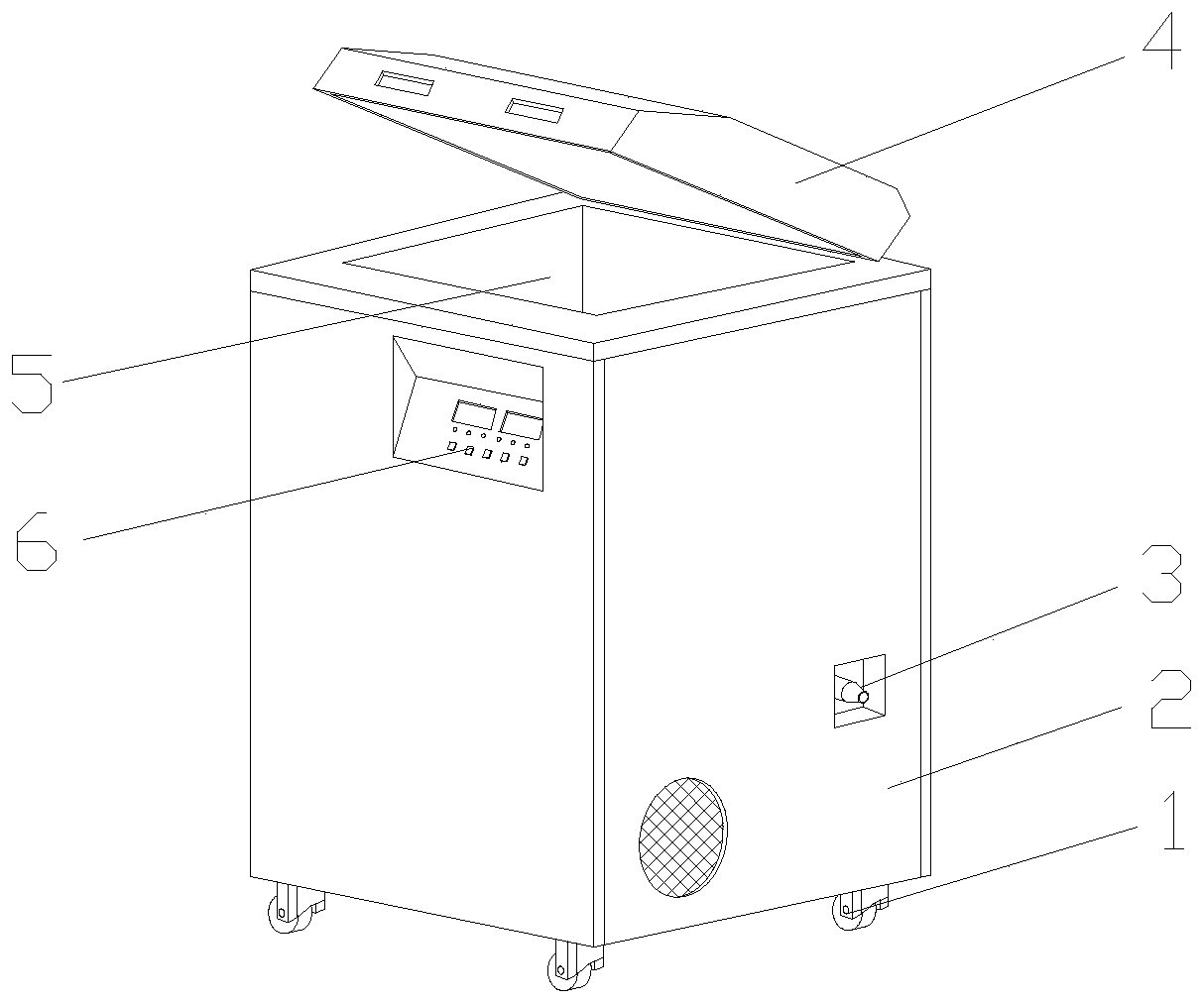 Wafer cleaning machine for physiotherapy instrument production