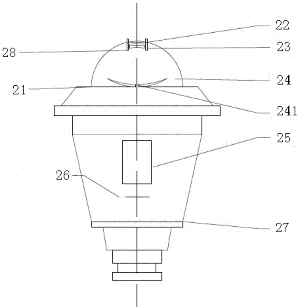 Panoramic imaging lens free of central blind area