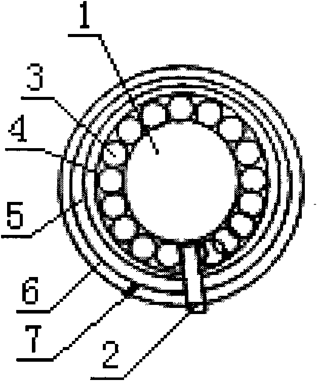 Temperature and pressure monitoring cable with protection tube and manufacturing method thereof
