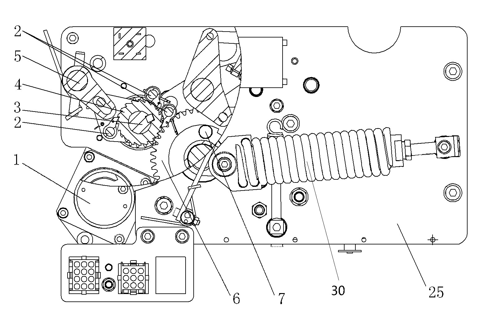 Spring operating mechanism