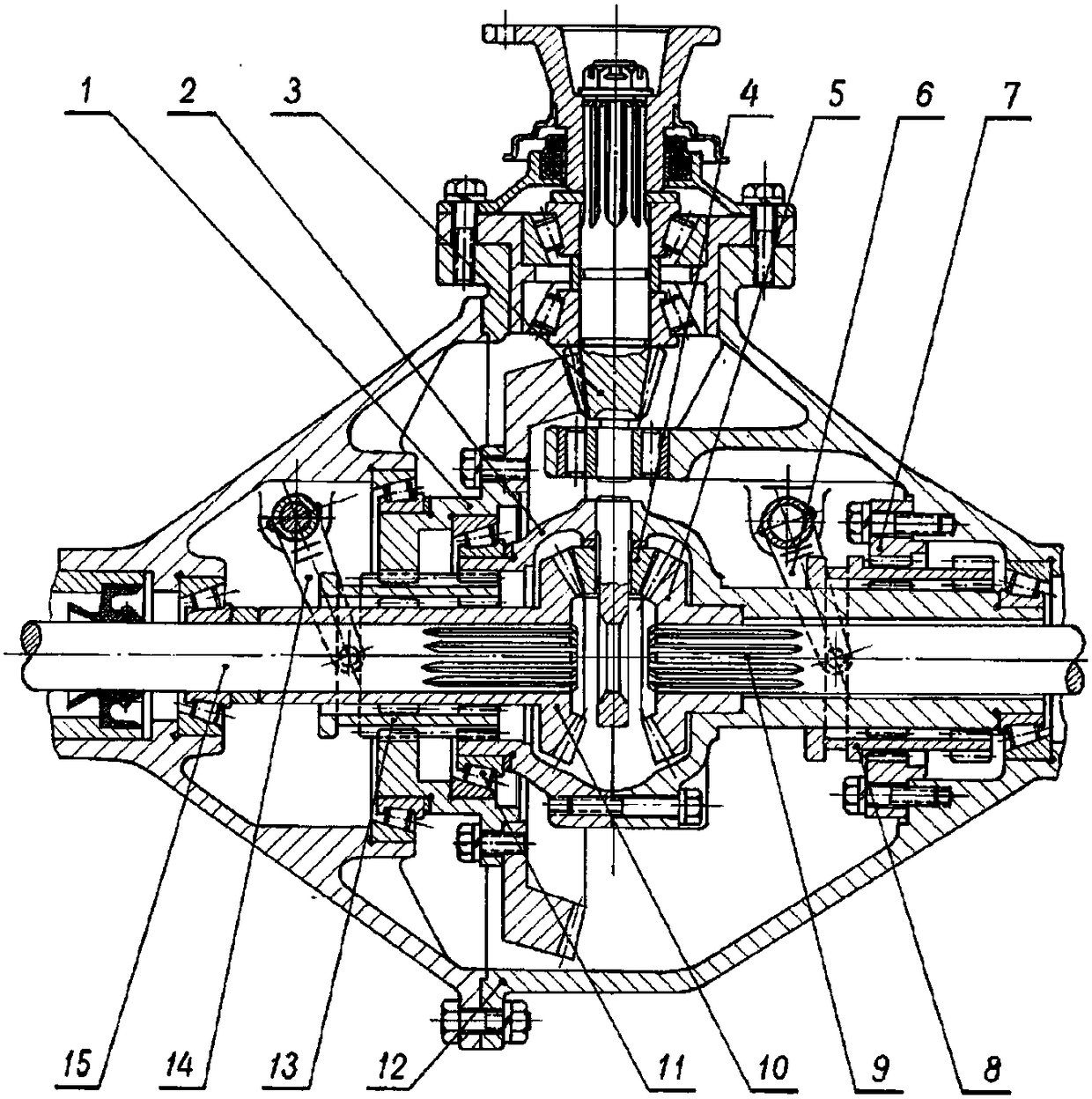 Vehicle main transmission and control method thereof