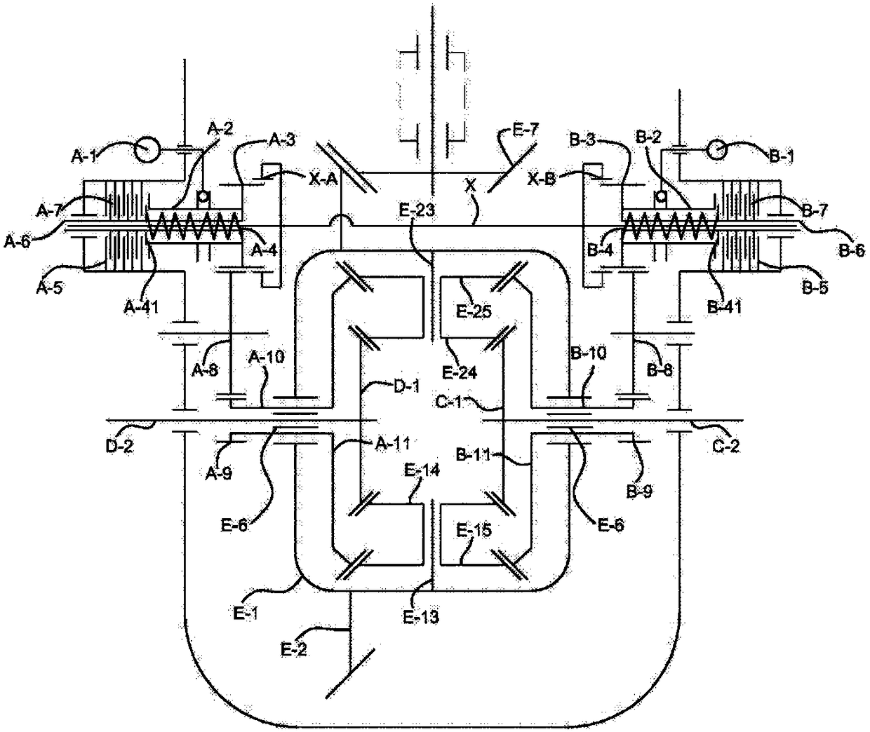 Vehicle main transmission and control method thereof