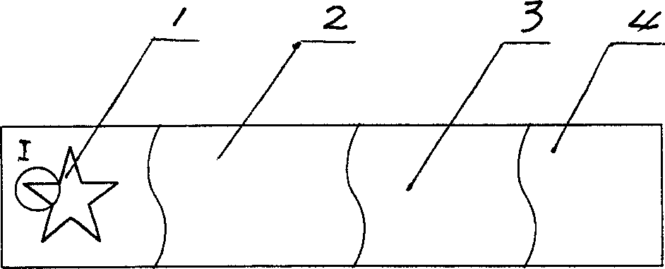 Digit two-wire anti-fake mrk label and its producing method