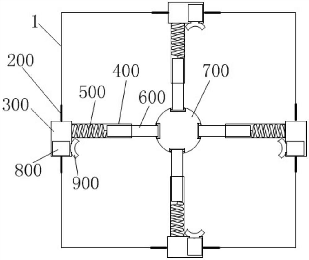 Mop fixing device and mop hair remover including the mop fixing device