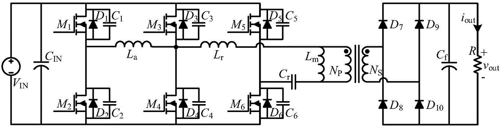 LLC resonance power converter with double resonance frequencies