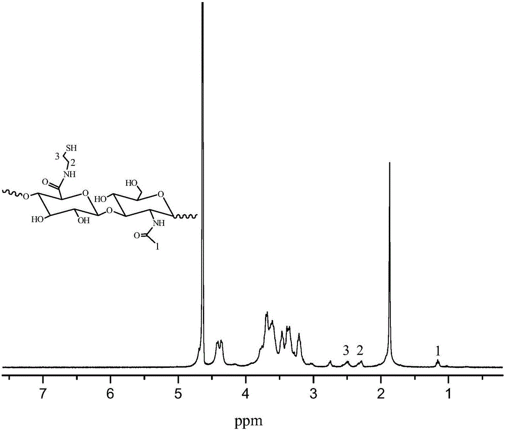 Enzyme-catalyzed disulfide bond-crosslinked natural polymer hydrogel and preparation method thereof