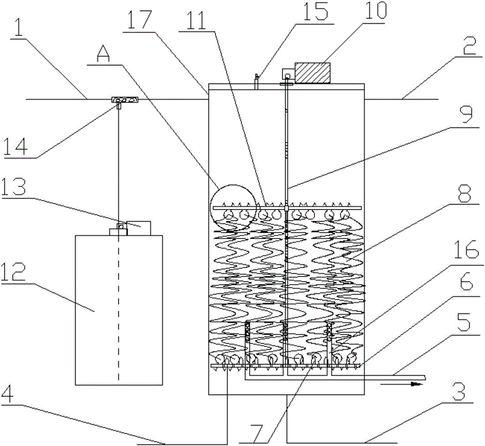 Variable gap type fiber bundle filter and application method thereof