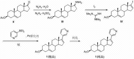 Method for preparing abiraterone acetate