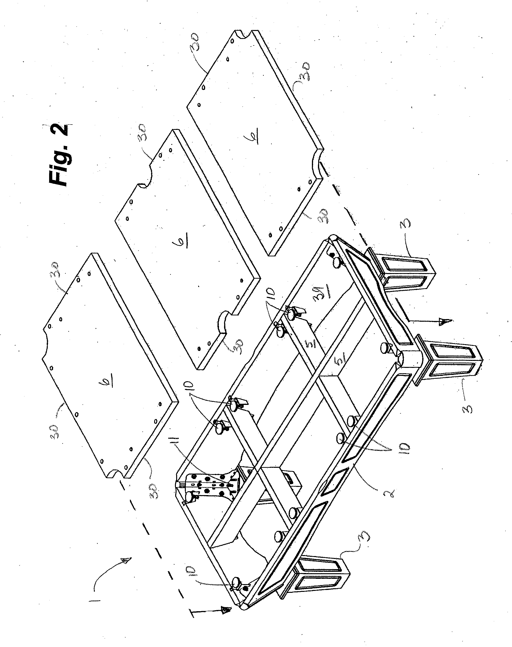 Leveling system for a playing surface