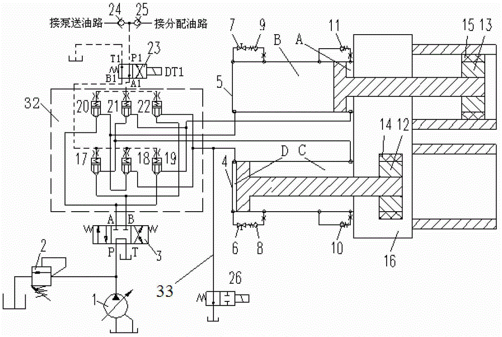Double-cylinder pumping system anti-shutdown method, double-cylinder pumping system and pumping equipment