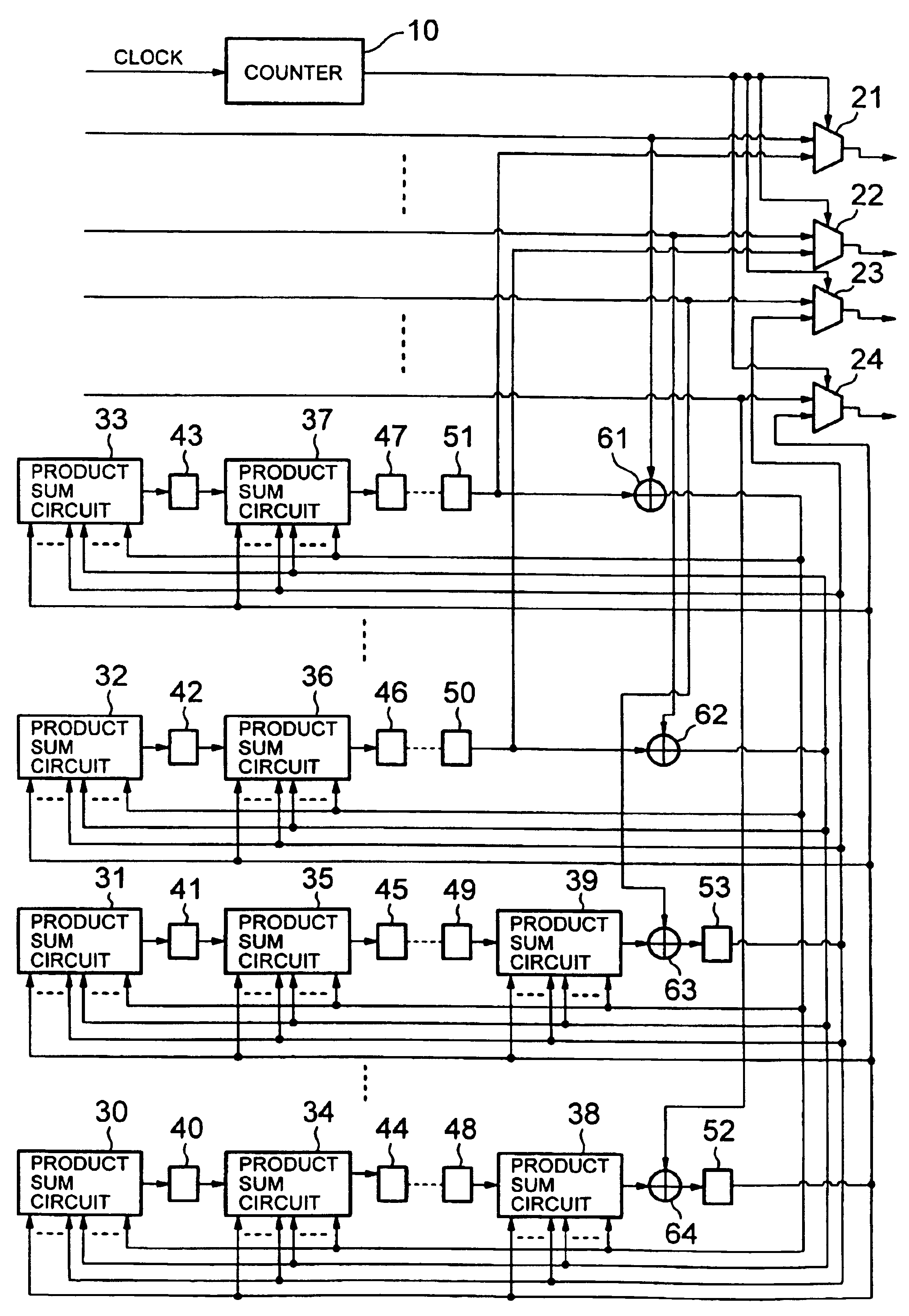 Parallel processing Reed-Solomon encoding circuit and method