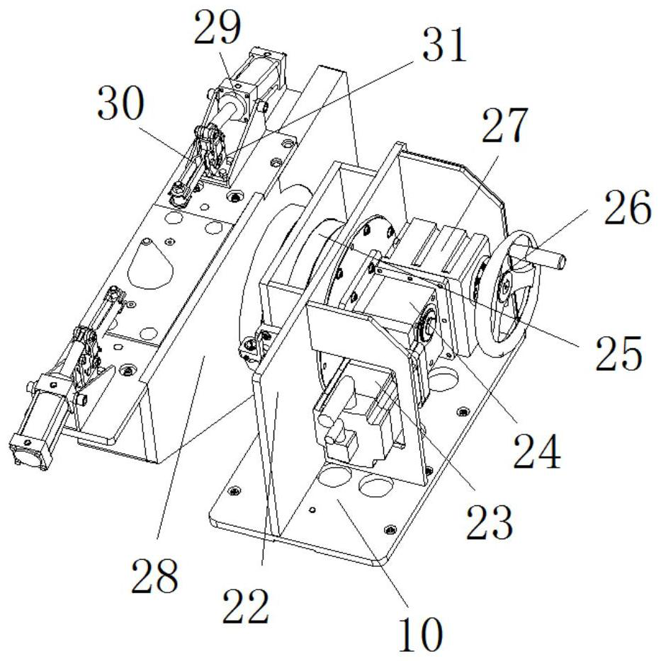 Turnover device capable of controlling rotation in multi-degree-of-freedom mode and used for cabin plate assembling
