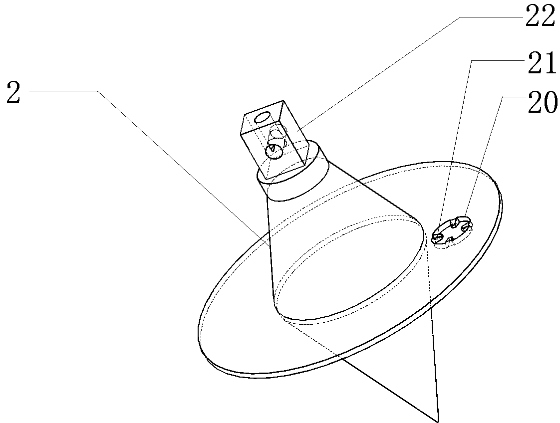 Anchoring device capable of being used for ecological or landscape floating island