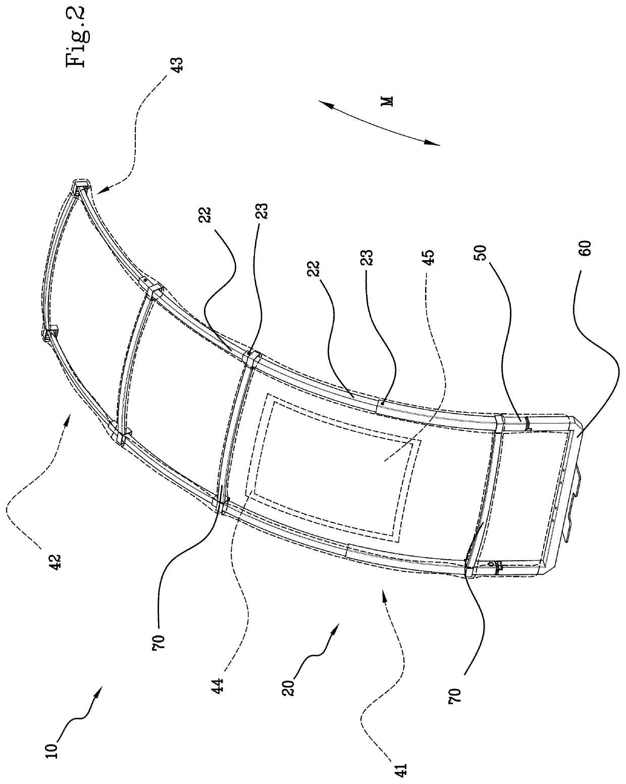 Apparatus for covering a vehicle emplacement and implementation method