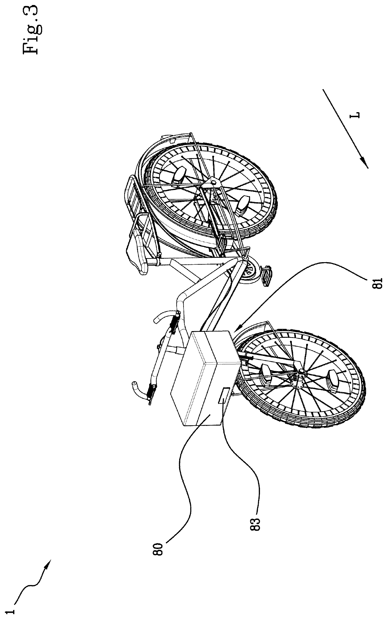 Apparatus for covering a vehicle emplacement and implementation method