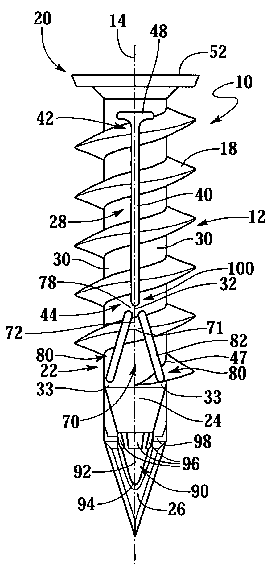 Self-drilling anchor