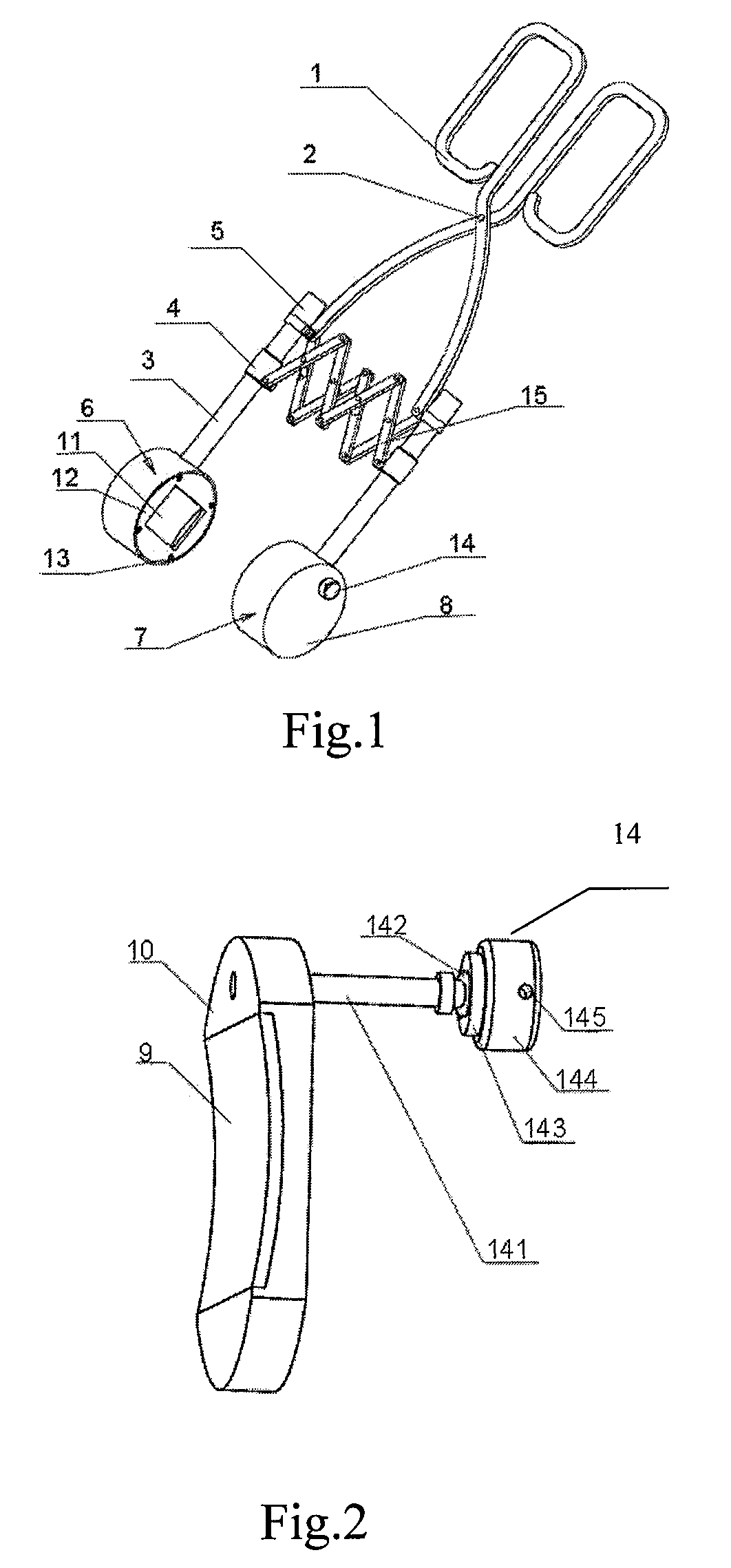 Ultrasound treatment clamp