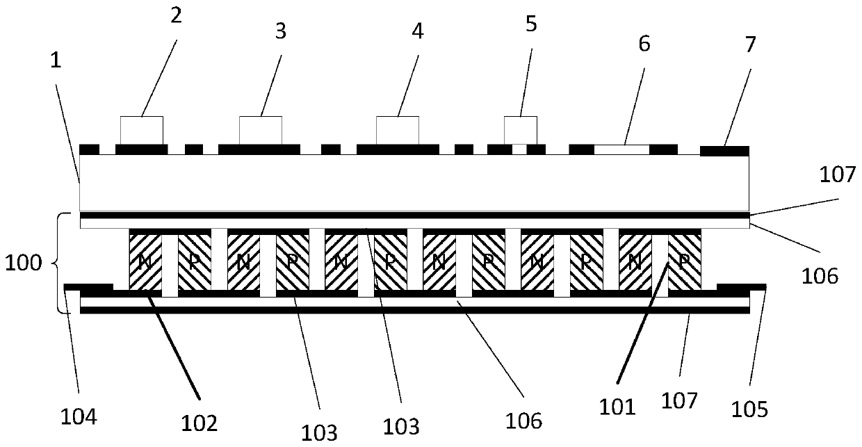 Photoelectric module assembly with constant temperature control function and manufacturing method thereof