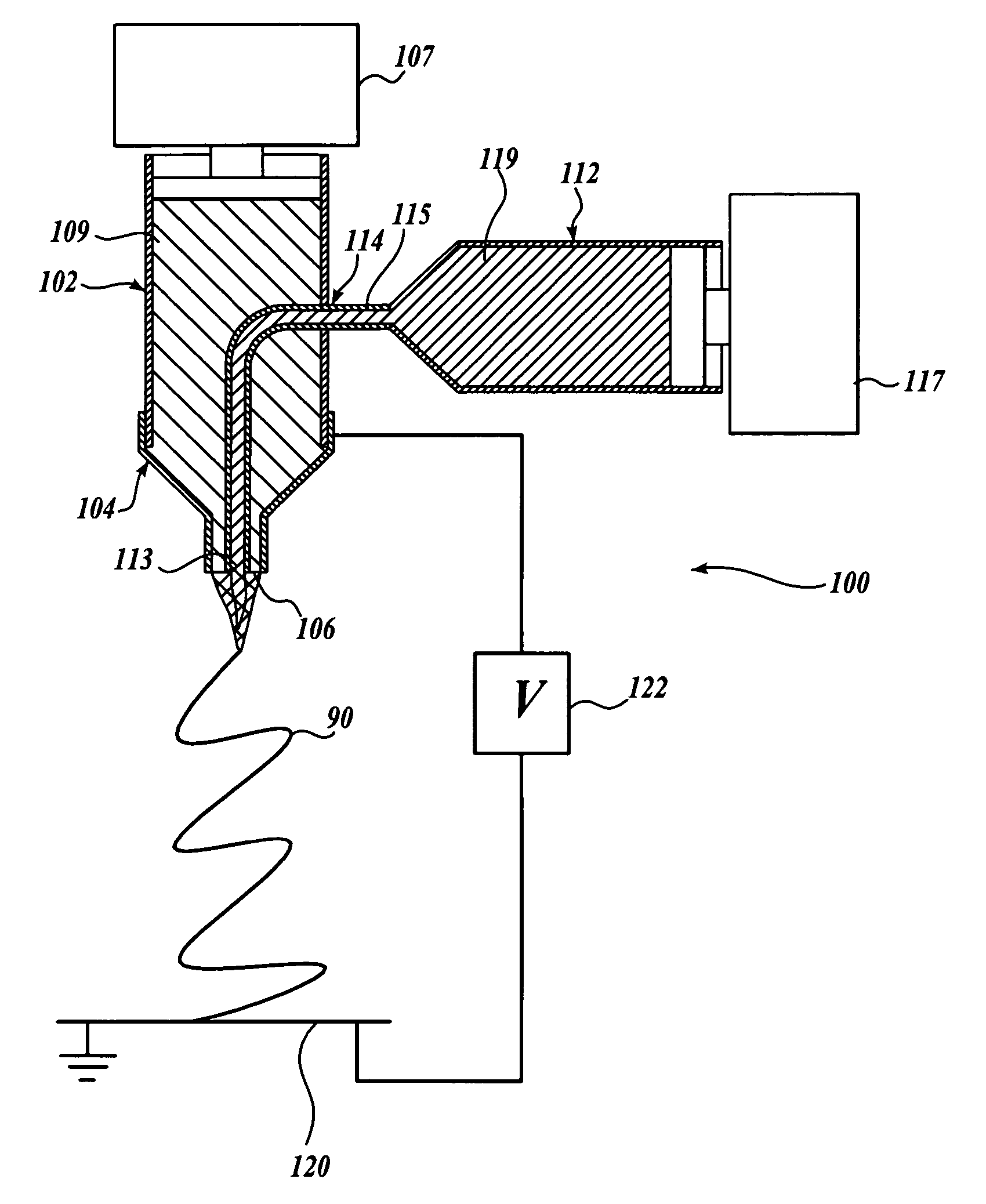 Electrospinning of fine hollow fibers