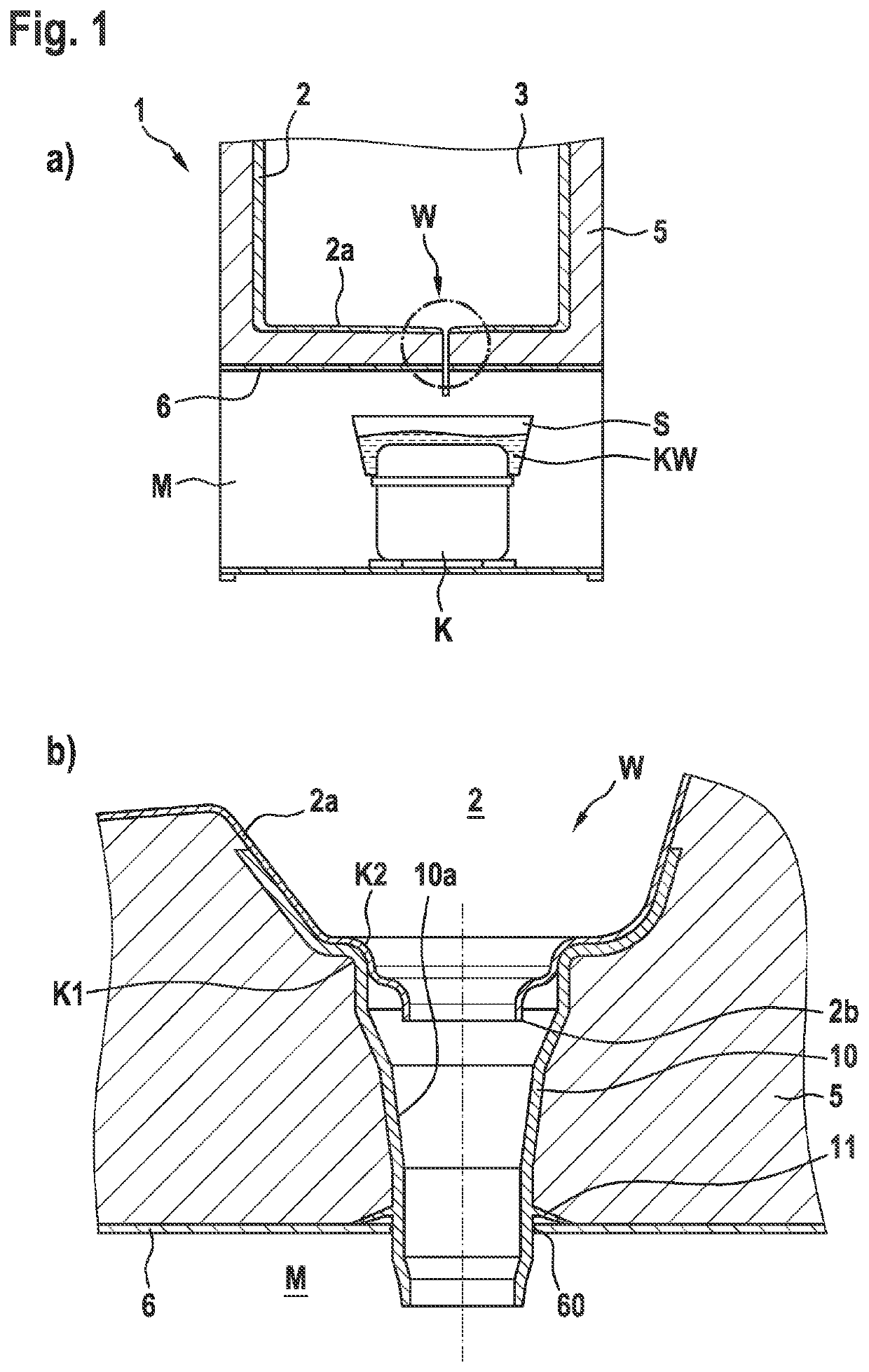 Refrigerating appliance and water outlet arrangement for a refrigerating appliance