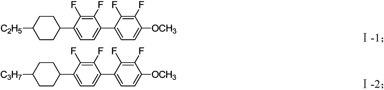 Liquid crystal composition with negative dielectric anisotropy and application thereof