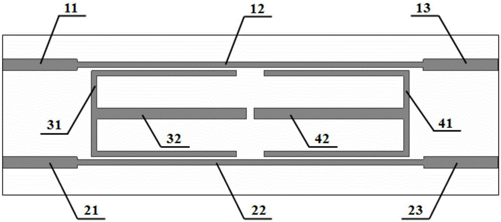 Dual-mode high-performance balance band-pass filter based on E-shaped resonators