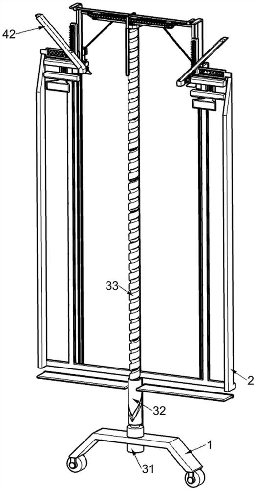 Aluminum alloy door and window multi-face frame film tearing equipment for architectural decoration